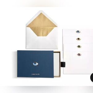 L’OBJET LIYO Eye 24 Kara Gold Plated Stationery Set